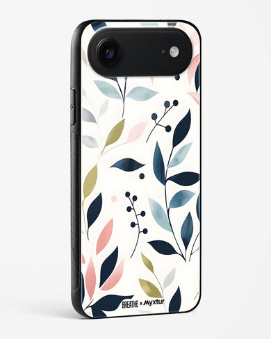 Gentle Greens [BREATHE] Glass Case Phone Cover (Apple)