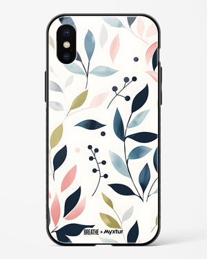 Gentle Greens [BREATHE] Glass Case Phone Cover (Apple)