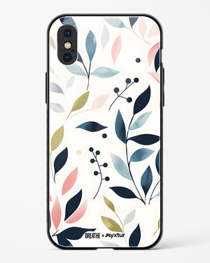 Gentle Greens [BREATHE] Glass Case Phone Cover (Apple)