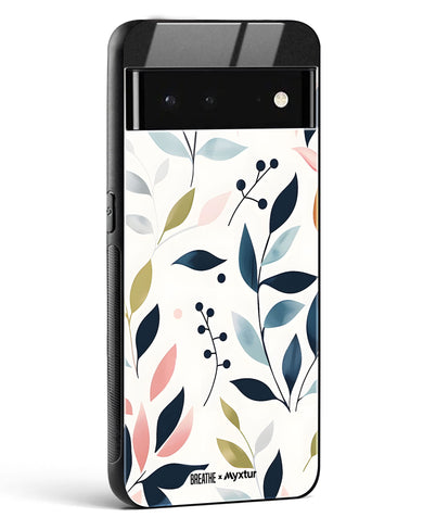 Gentle Greens [BREATHE] Glass Case Phone Cover (Google)