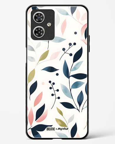 Gentle Greens [BREATHE] Glass Case Phone Cover (Motorola)
