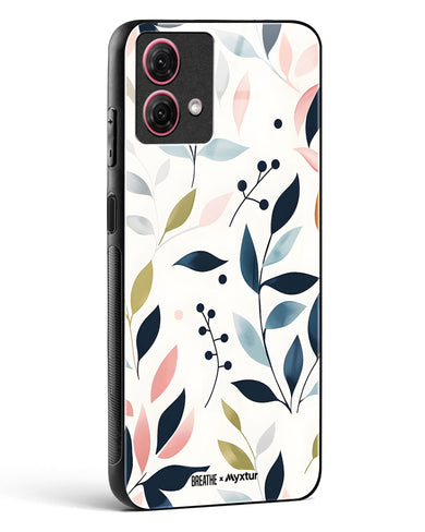 Gentle Greens [BREATHE] Glass Case Phone Cover (Motorola)