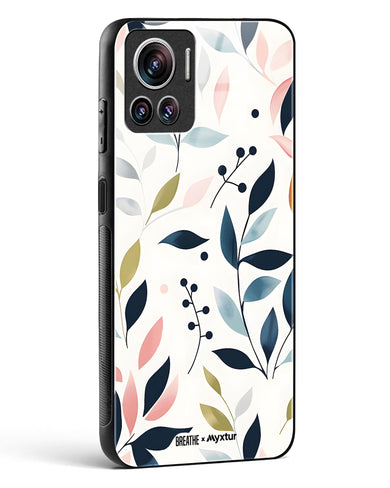 Gentle Greens [BREATHE] Glass Case Phone Cover (Motorola)