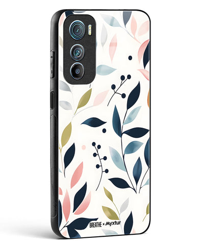 Gentle Greens [BREATHE] Glass Case Phone Cover (Motorola)