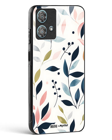 Gentle Greens [BREATHE] Glass Case Phone Cover (Motorola)