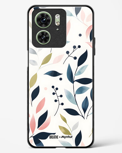 Gentle Greens [BREATHE] Glass Case Phone Cover (Motorola)