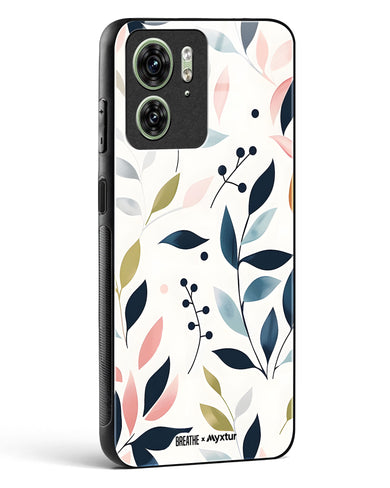 Gentle Greens [BREATHE] Glass Case Phone Cover (Motorola)