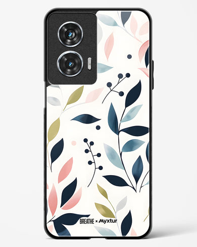 Gentle Greens [BREATHE] Glass Case Phone Cover (Motorola)