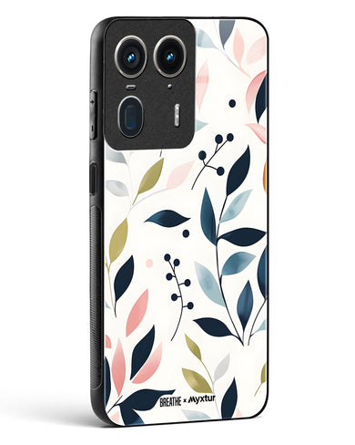Gentle Greens [BREATHE] Glass Case Phone Cover (Motorola)