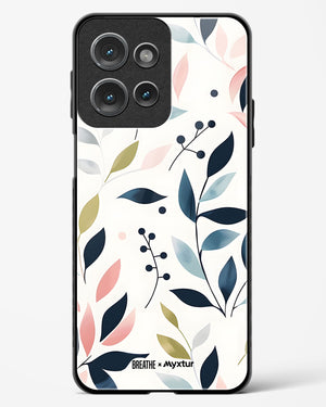 Gentle Greens [BREATHE] Glass Case Phone Cover (Motorola)