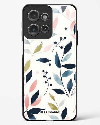 Gentle Greens [BREATHE] Glass Case Phone Cover (Motorola)