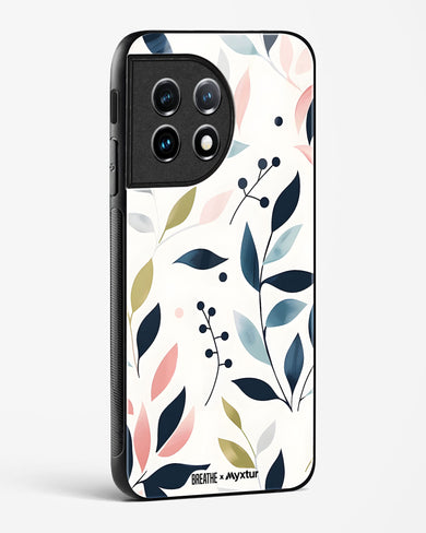 Gentle Greens [BREATHE] Glass Case Phone Cover (OnePlus)