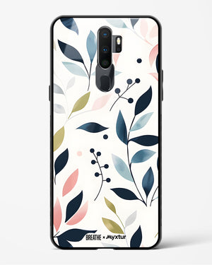 Gentle Greens [BREATHE] Glass Case Phone Cover-(Oppo)