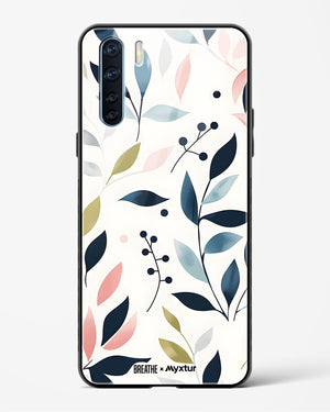 Gentle Greens [BREATHE] Glass Case Phone Cover (Oppo)