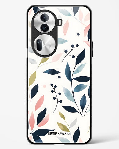 Gentle Greens [BREATHE] Glass Case Phone Cover (Oppo)