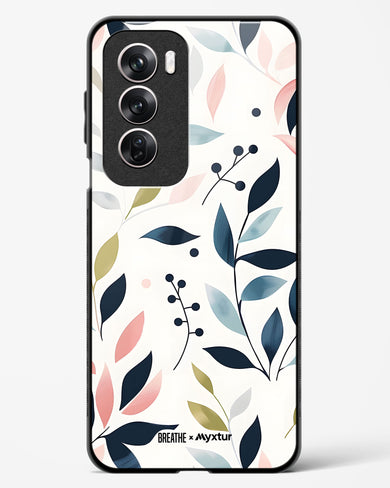 Gentle Greens [BREATHE] Glass Case Phone Cover (Oppo)