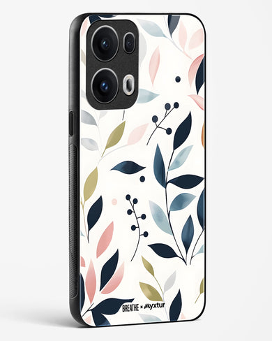 Gentle Greens [BREATHE] Glass Case Phone Cover (Oppo)