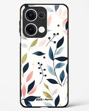 Gentle Greens [BREATHE] Glass Case Phone Cover (Oppo)