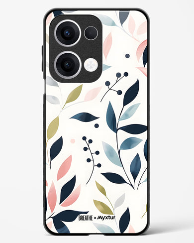 Gentle Greens [BREATHE] Glass Case Phone Cover (Oppo)