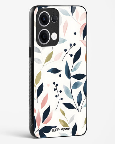 Gentle Greens [BREATHE] Glass Case Phone Cover (Oppo)