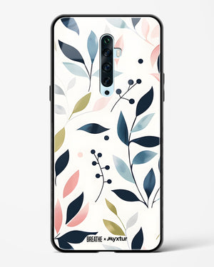 Gentle Greens [BREATHE] Glass Case Phone Cover (Oppo)