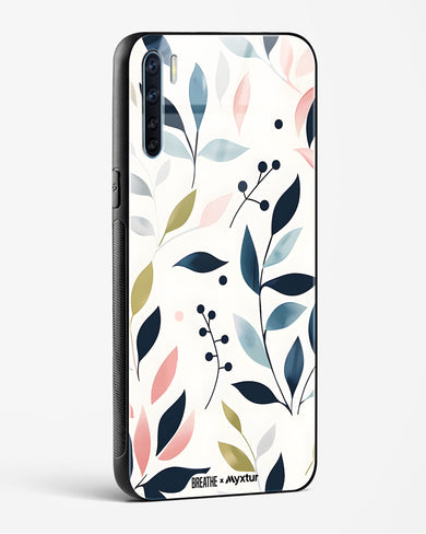 Gentle Greens [BREATHE] Glass Case Phone Cover (Oppo)