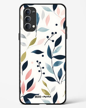 Gentle Greens [BREATHE] Glass Case Phone Cover (Oppo)