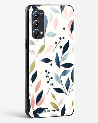 Gentle Greens [BREATHE] Glass Case Phone Cover (Oppo)