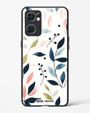 Gentle Greens [BREATHE] Glass Case Phone Cover (Oppo)