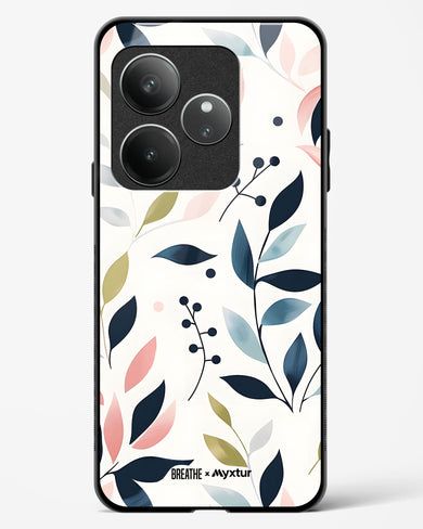 Gentle Greens [BREATHE] Glass Case Phone Cover (Realme)