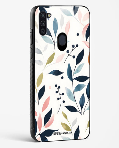 Gentle Greens [BREATHE] Glass Case Phone Cover (Samsung)
