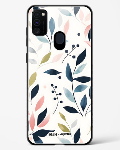 Gentle Greens [BREATHE] Glass Case Phone Cover (Samsung)