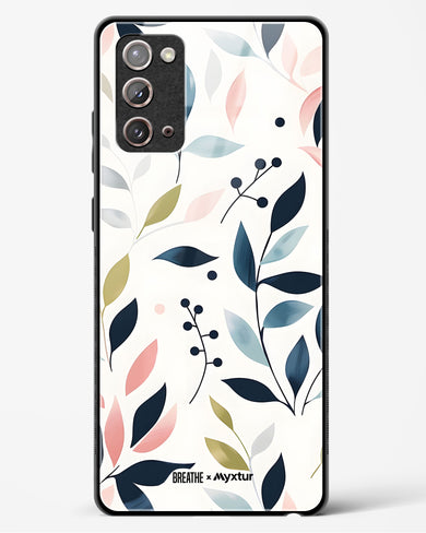 Gentle Greens [BREATHE] Glass Case Phone Cover-(Samsung)