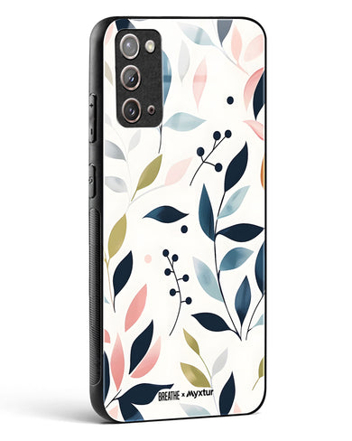 Gentle Greens [BREATHE] Glass Case Phone Cover (Samsung)