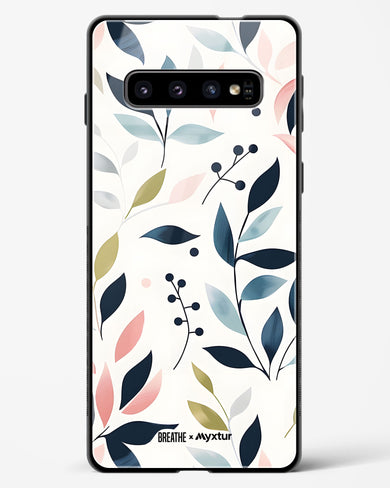 Gentle Greens [BREATHE] Glass Case Phone Cover (Samsung)