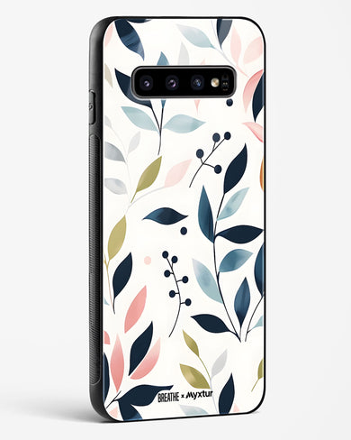 Gentle Greens [BREATHE] Glass Case Phone Cover (Samsung)
