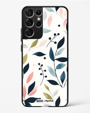 Gentle Greens [BREATHE] Glass Case Phone Cover-(Samsung)