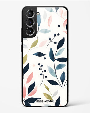 Gentle Greens [BREATHE] Glass Case Phone Cover-(Samsung)