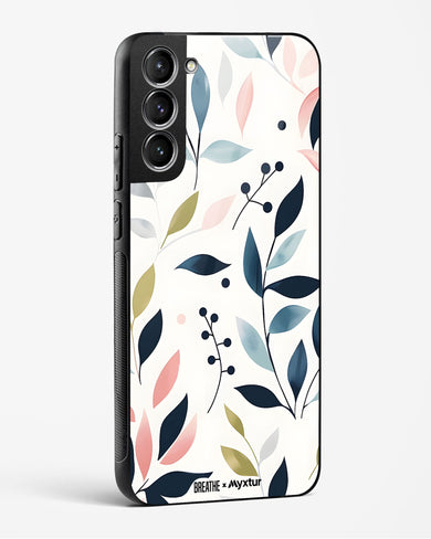 Gentle Greens [BREATHE] Glass Case Phone Cover (Samsung)