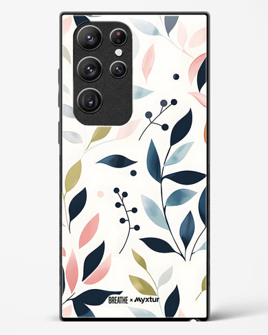 Gentle Greens [BREATHE] Glass Case Phone Cover (Samsung)