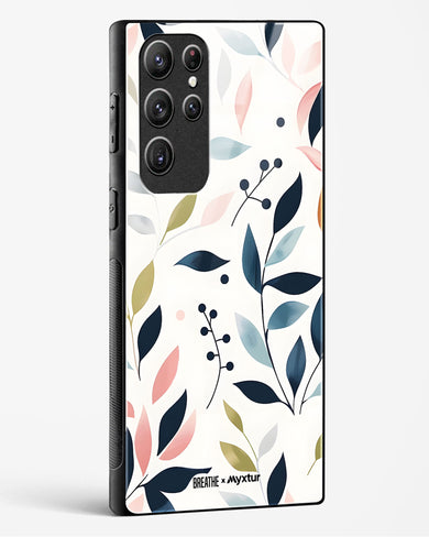 Gentle Greens [BREATHE] Glass Case Phone Cover (Samsung)