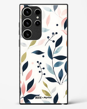 Gentle Greens [BREATHE] Glass Case Phone Cover-(Samsung)