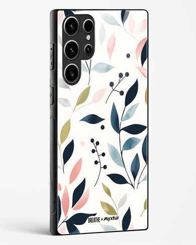 Gentle Greens [BREATHE] Glass Case Phone Cover (Samsung)