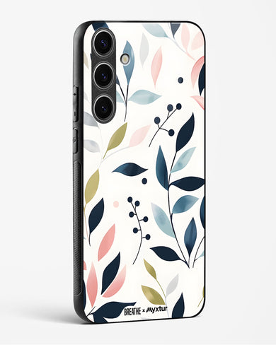 Gentle Greens [BREATHE] Glass Case Phone Cover (Samsung)