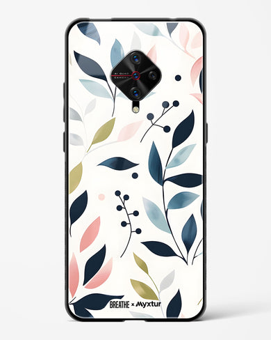 Gentle Greens [BREATHE] Glass Case Phone Cover-(Vivo)