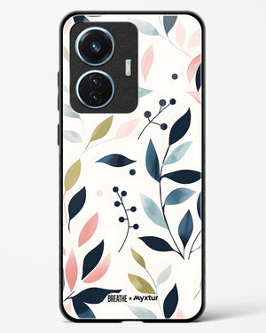 Gentle Greens [BREATHE] Glass Case Phone Cover (Vivo)