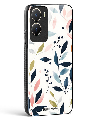 Gentle Greens [BREATHE] Glass Case Phone Cover-(Vivo)