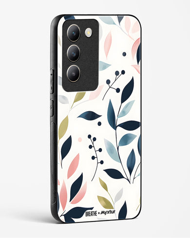 Gentle Greens [BREATHE] Glass Case Phone Cover (Vivo)