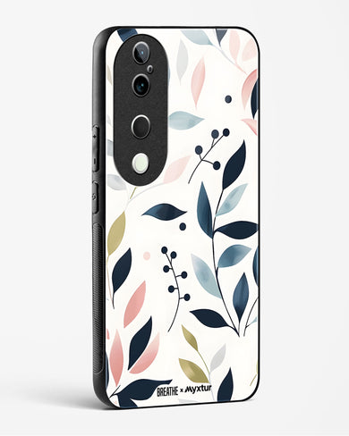 Gentle Greens [BREATHE] Glass Case Phone Cover (Vivo)