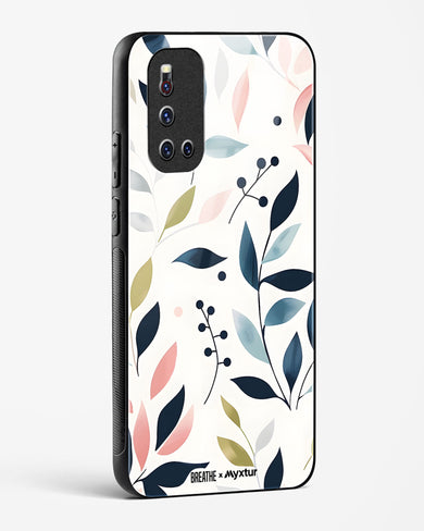 Gentle Greens [BREATHE] Glass Case Phone Cover-(Vivo)